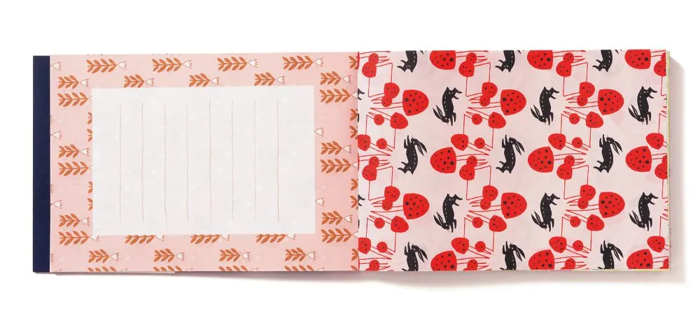 100 Sheet Letter Book - Japanese Retro Design