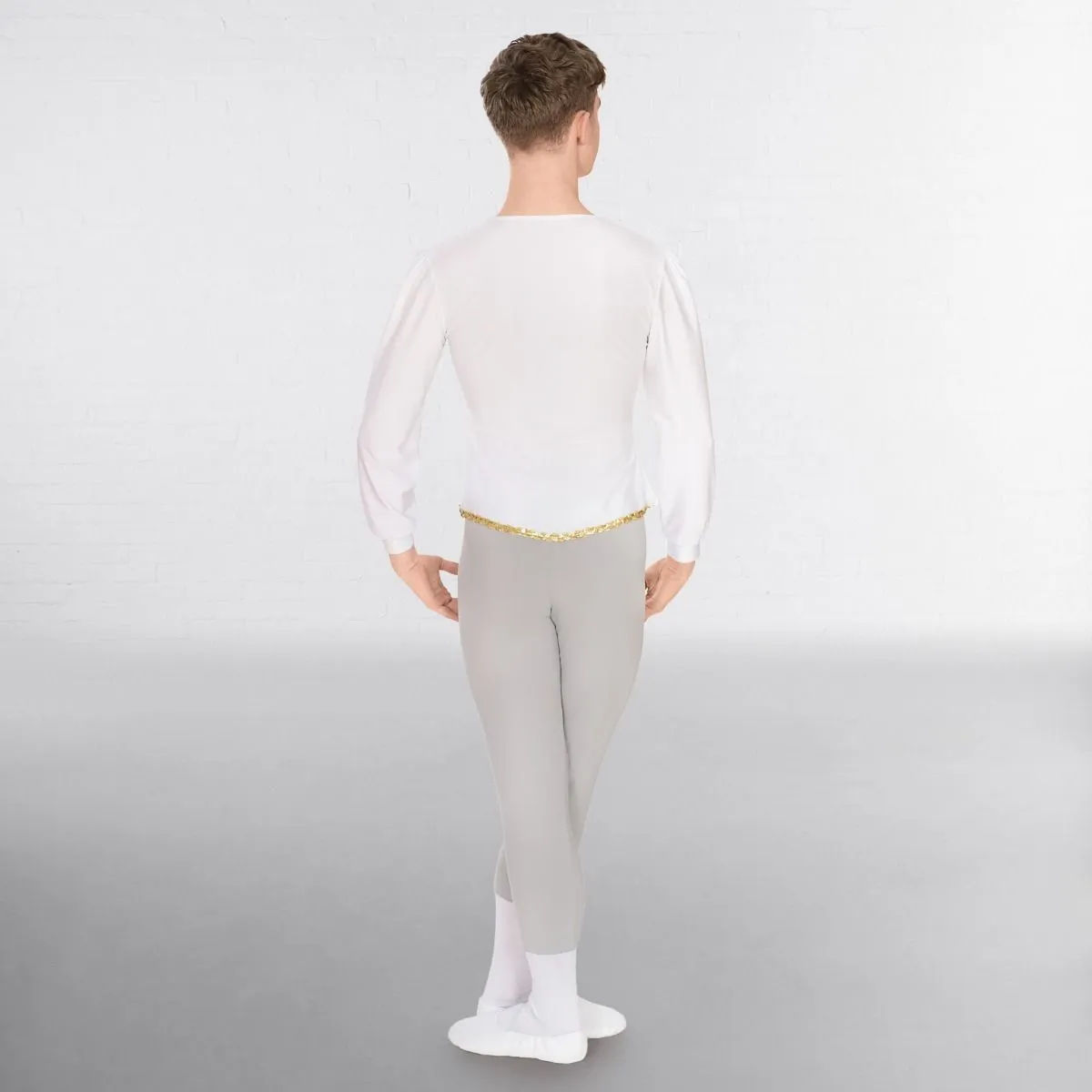 1st Position Male Embroidered Ballet Shirt