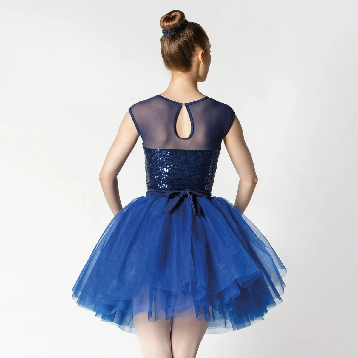 1st Position Sequinned Ballet Dress with Sash