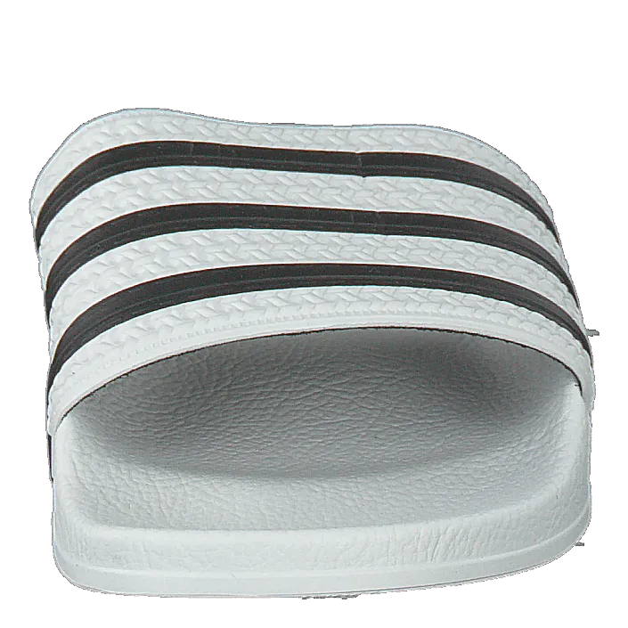 Adilette White/cblack/white