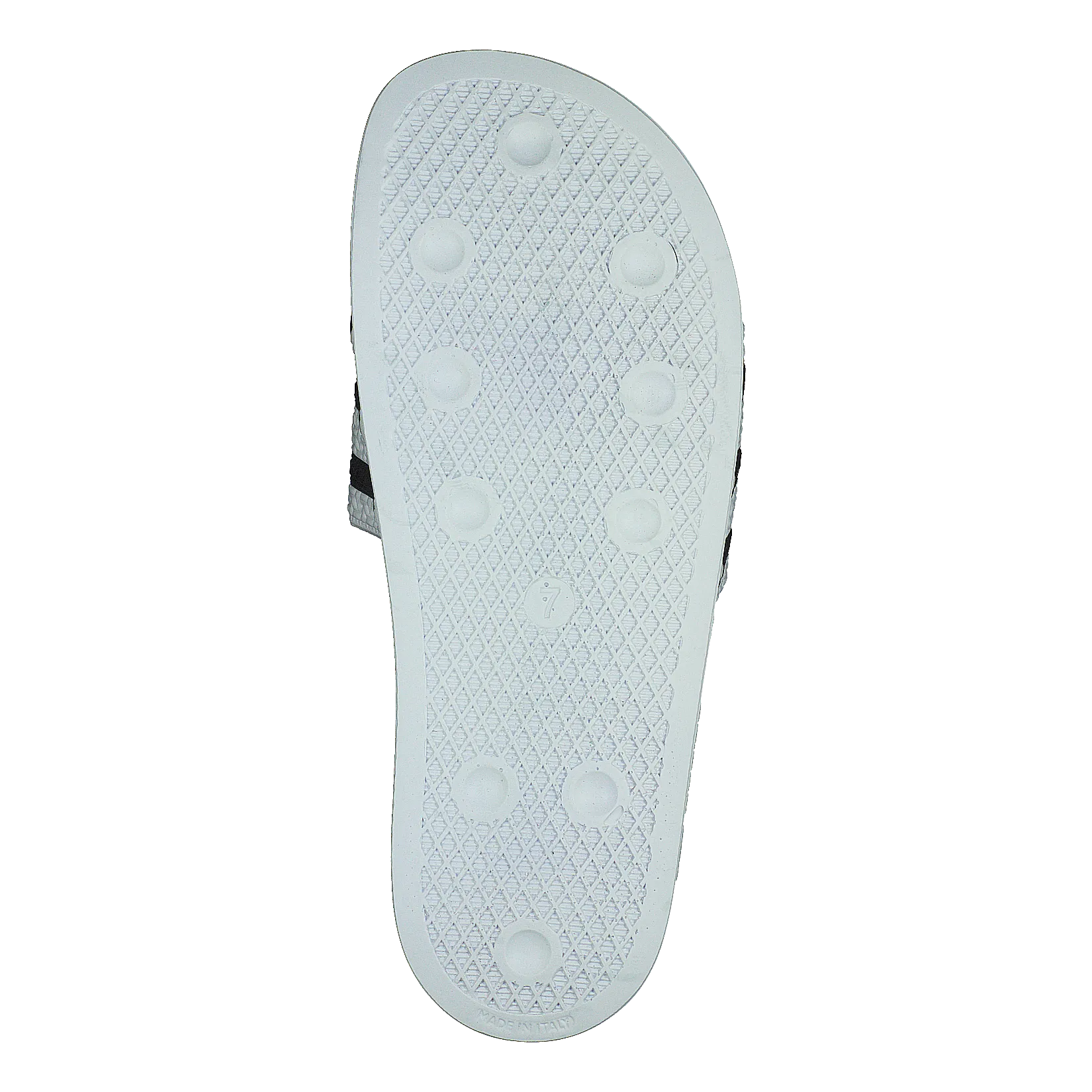 Adilette White/cblack/white