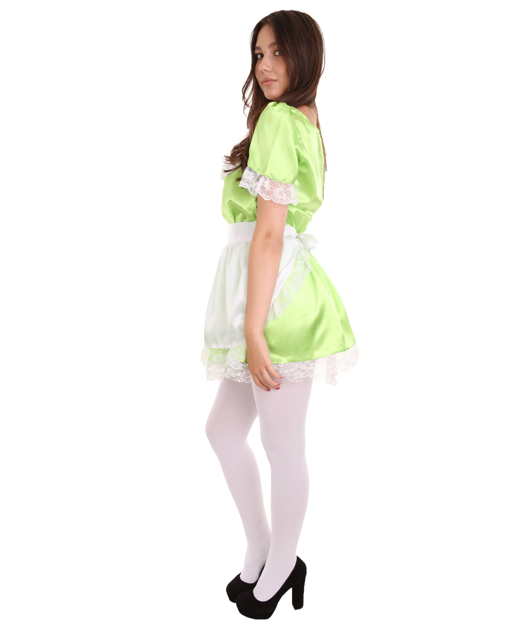 Adult Women's Traditional Maid Uniform Costume | Lime Cosplay Costume