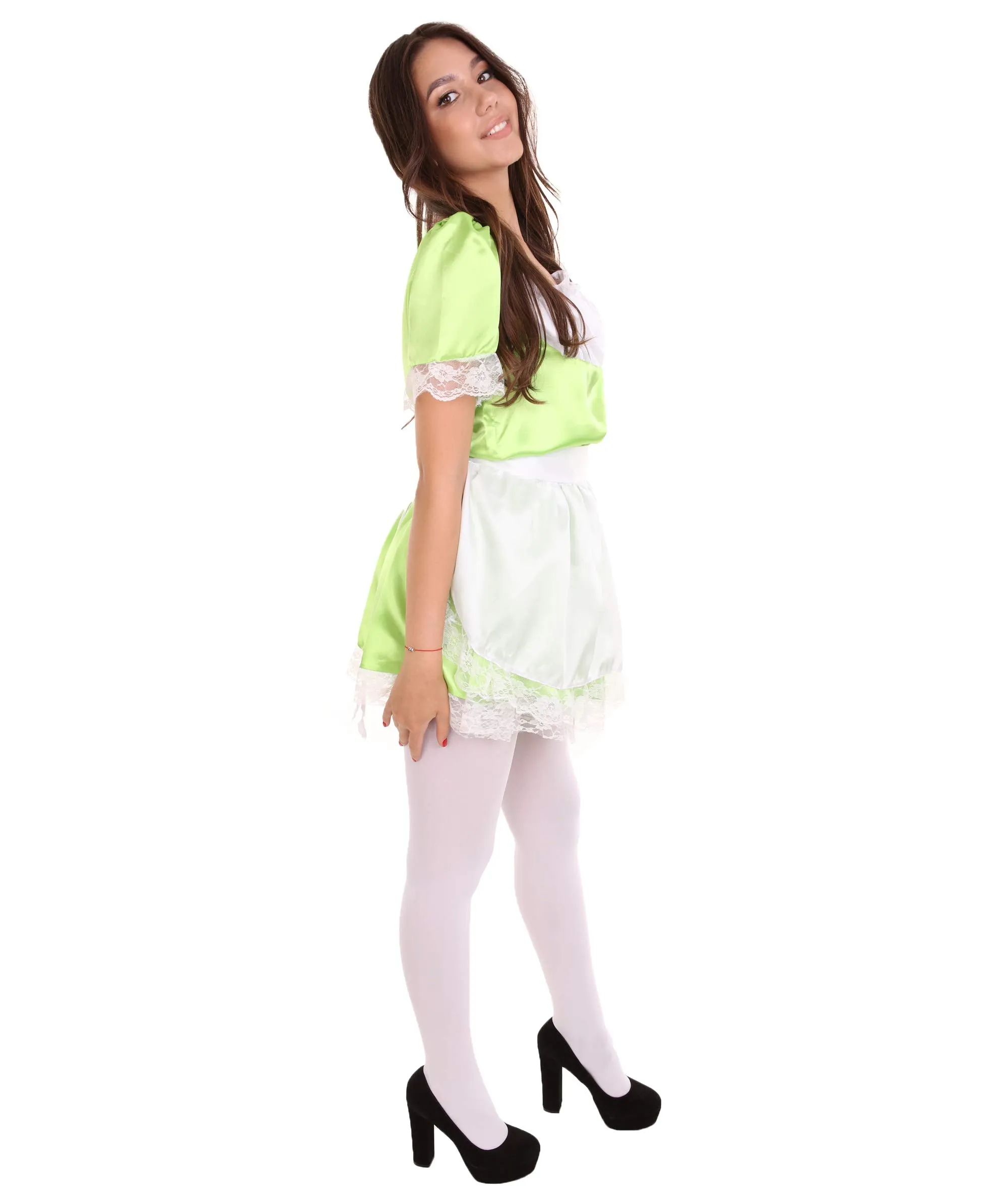 Adult Women's Traditional Maid Uniform Costume | Lime Cosplay Costume