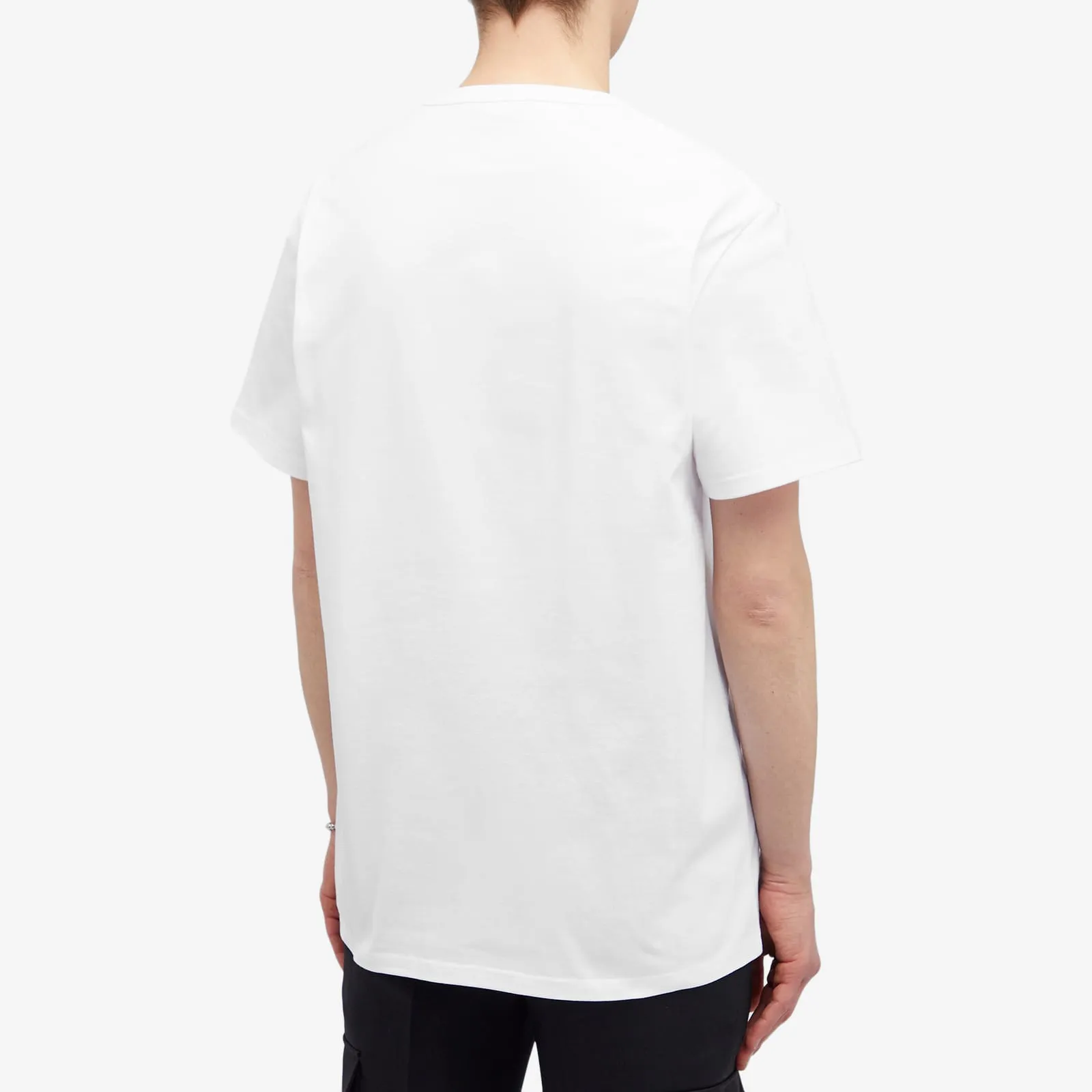 Alexander Mcqueen Embroidered Logo T-shirt, white