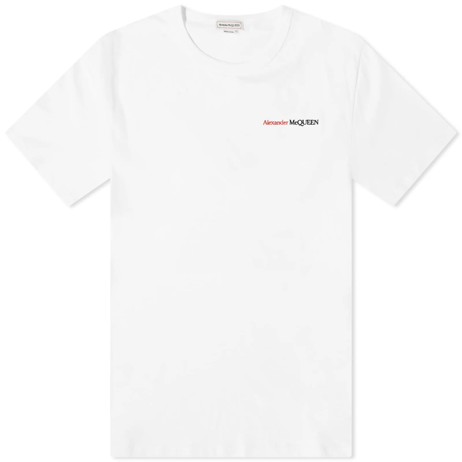 Alexander Mcqueen Embroidered Logo T-shirt, white