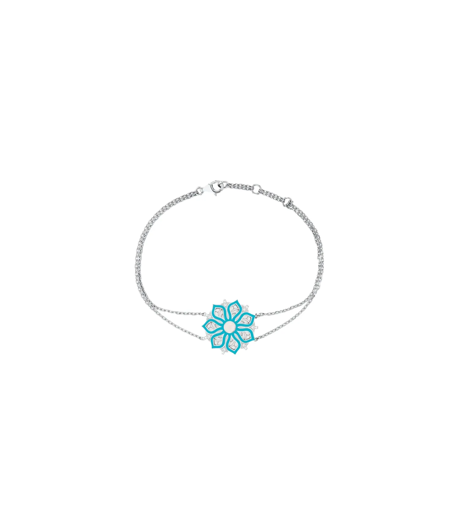 Aura bloom blue bracelet