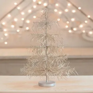 Bethany Lowe Icicle Shiny Trim Tree 18"