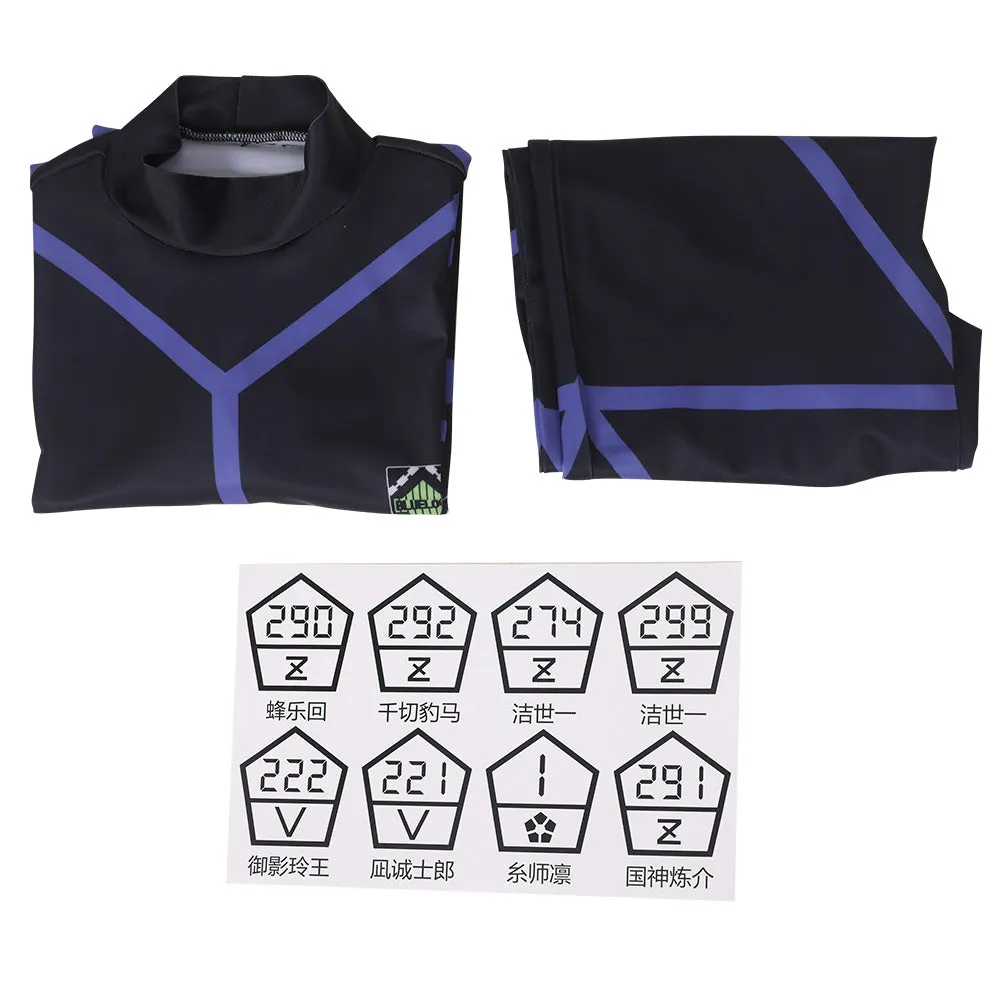 BLUE LOCK Training Uniform Cosplay Costume Sportswear Outfits Halloween Carnival Suit