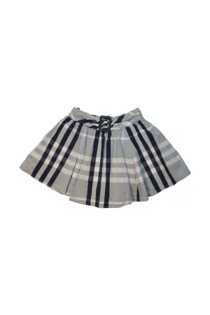 Burberry Plaid Skirt With Buckle 6T