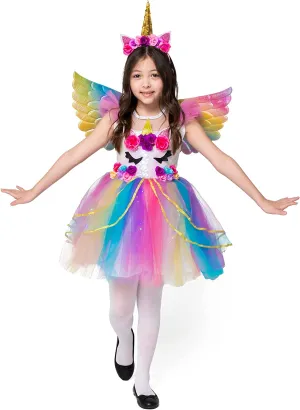 Child Girl Light-Up Unicorn Costume - Child