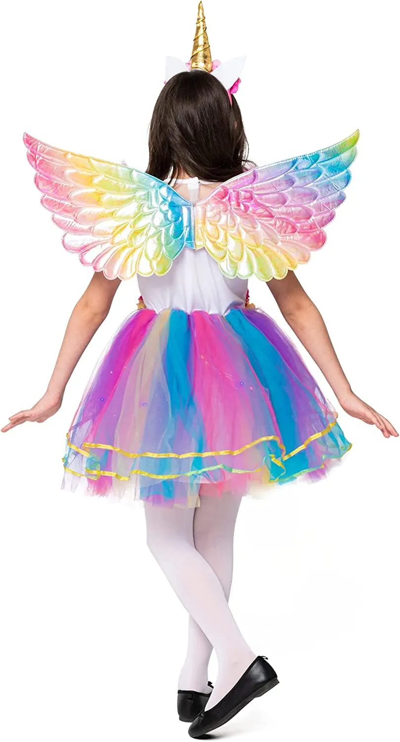 Child Girl Light-Up Unicorn Costume - Child