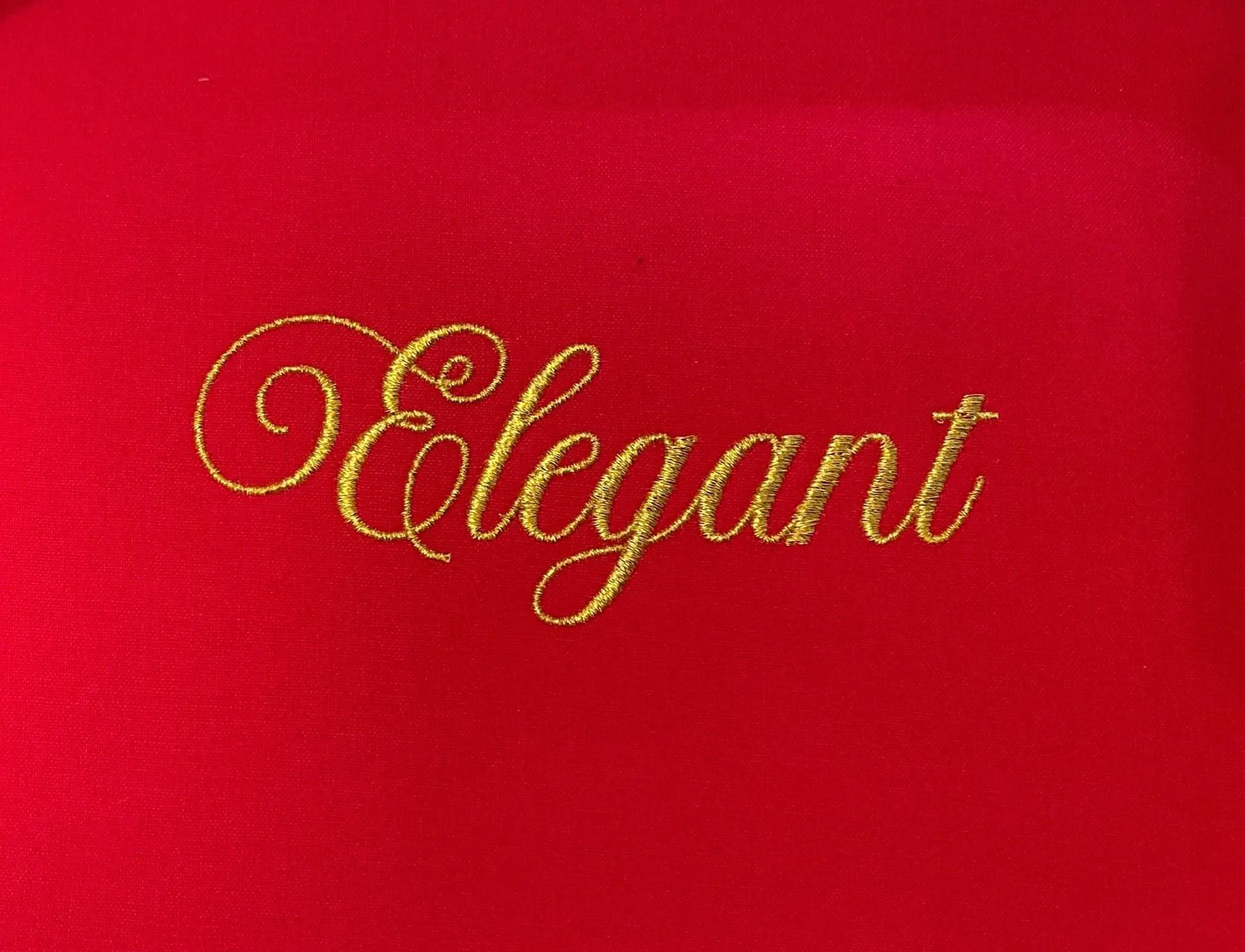 Elegant Digital Embroidery Font