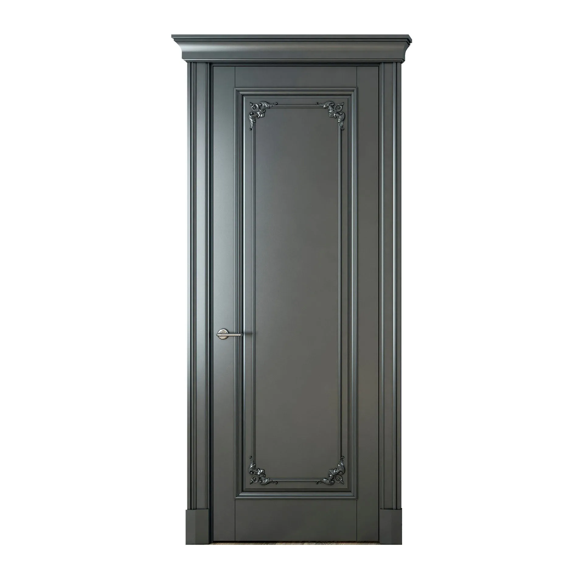 Elegant European Style Teak Wood Door