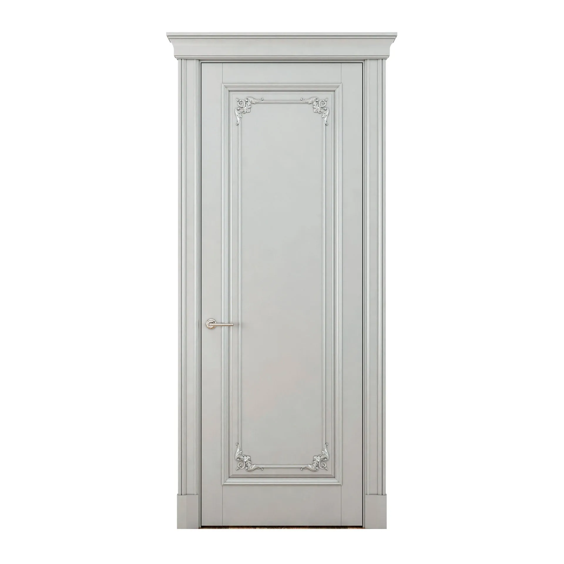 Elegant European Style Teak Wood Door