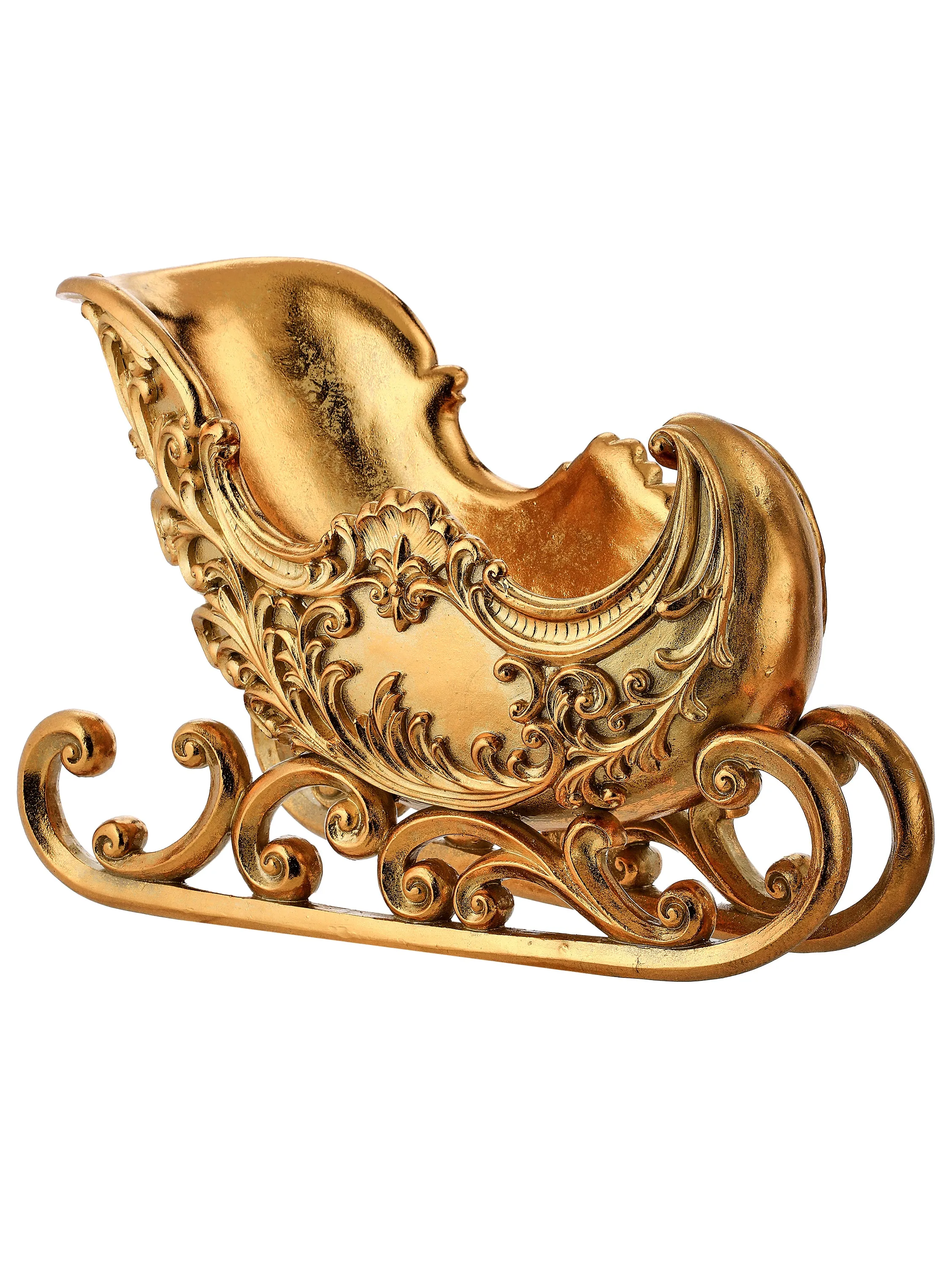 Elegant Golden Scroll Sleigh for Just Jill