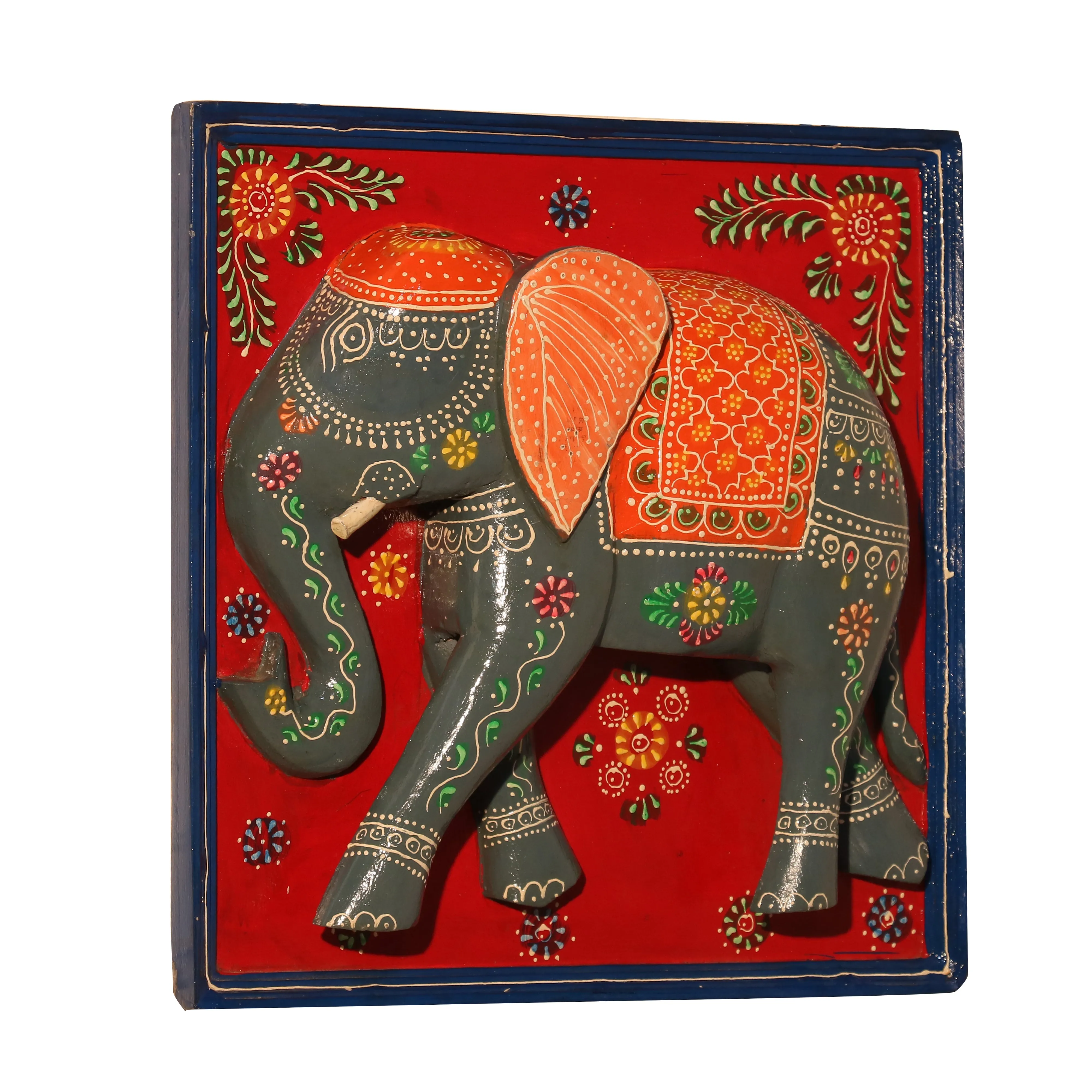 Elegant Wooden Elephant Frame