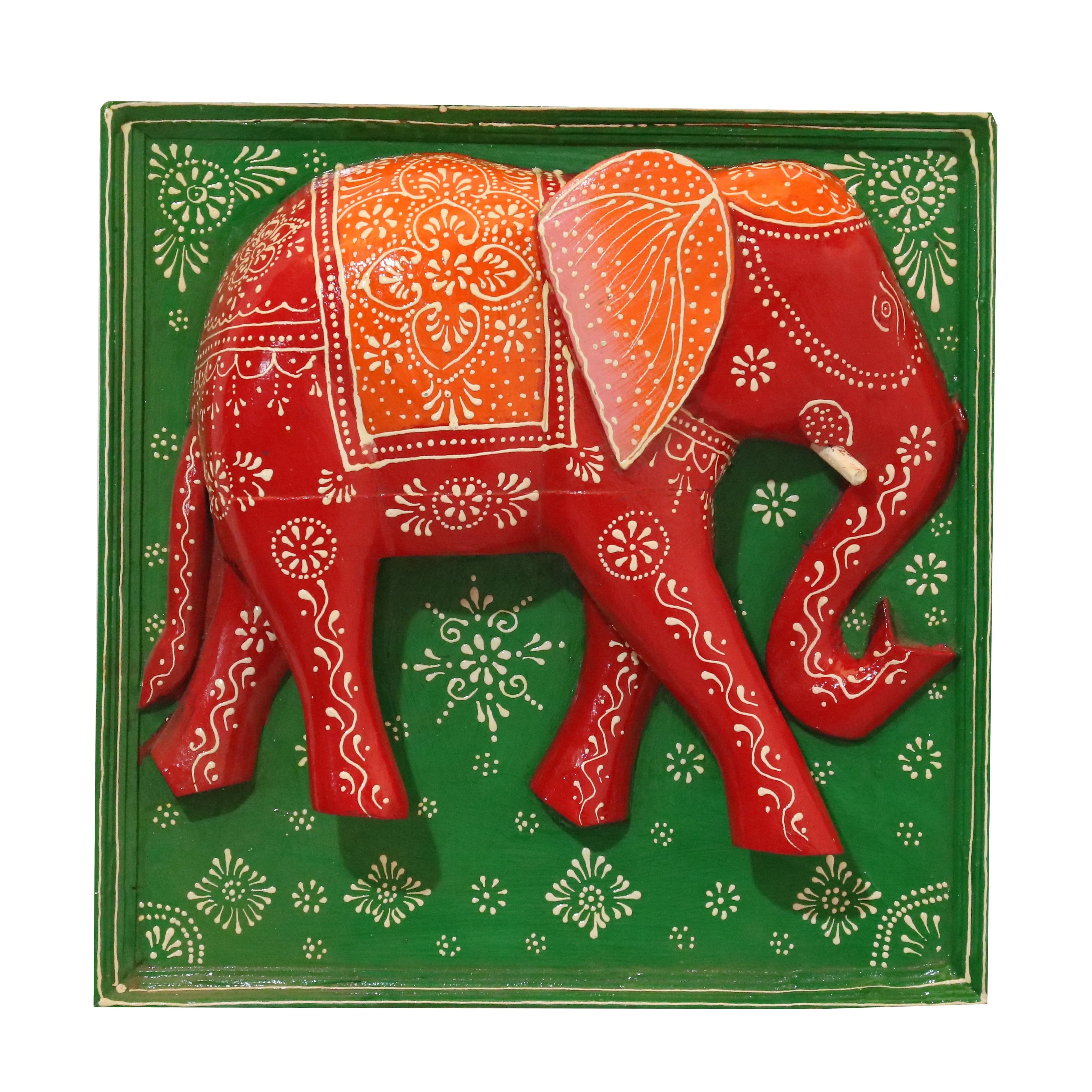 Elegant Wooden Elephant Frame