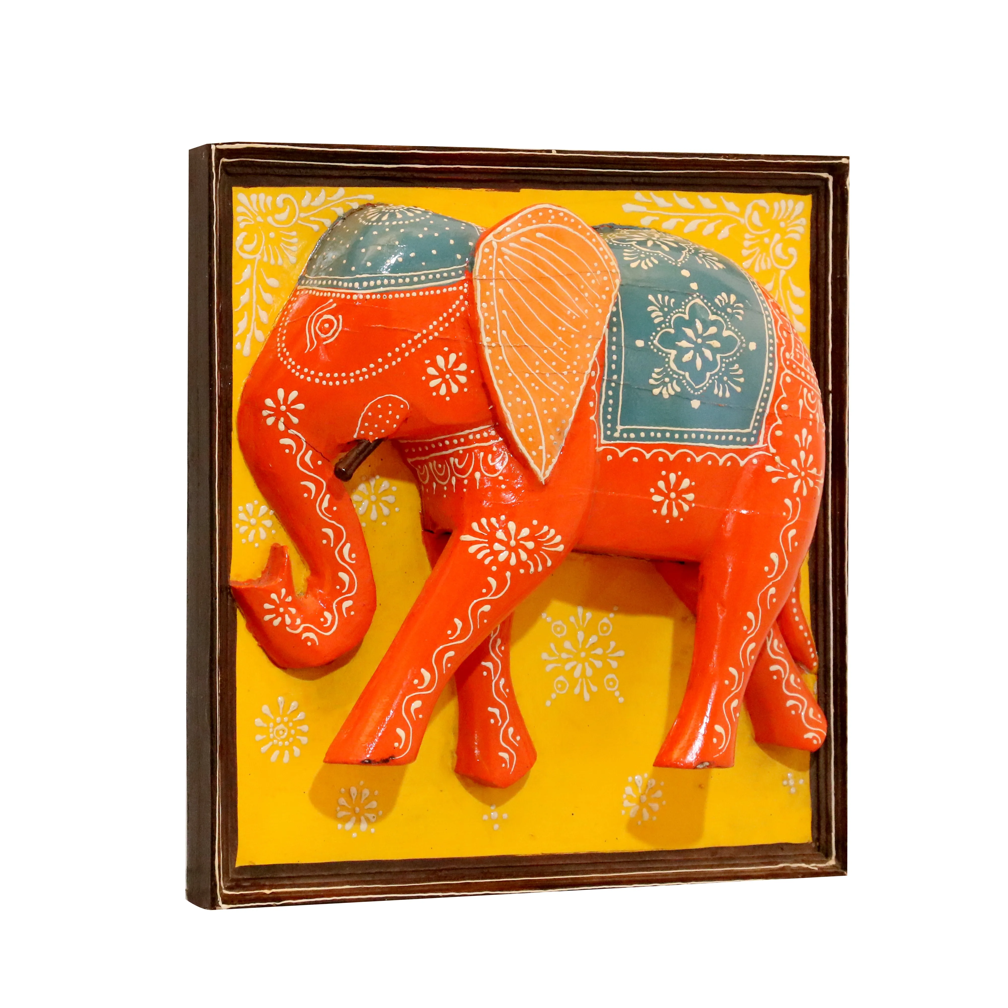 Elegant Wooden Elephant Frame