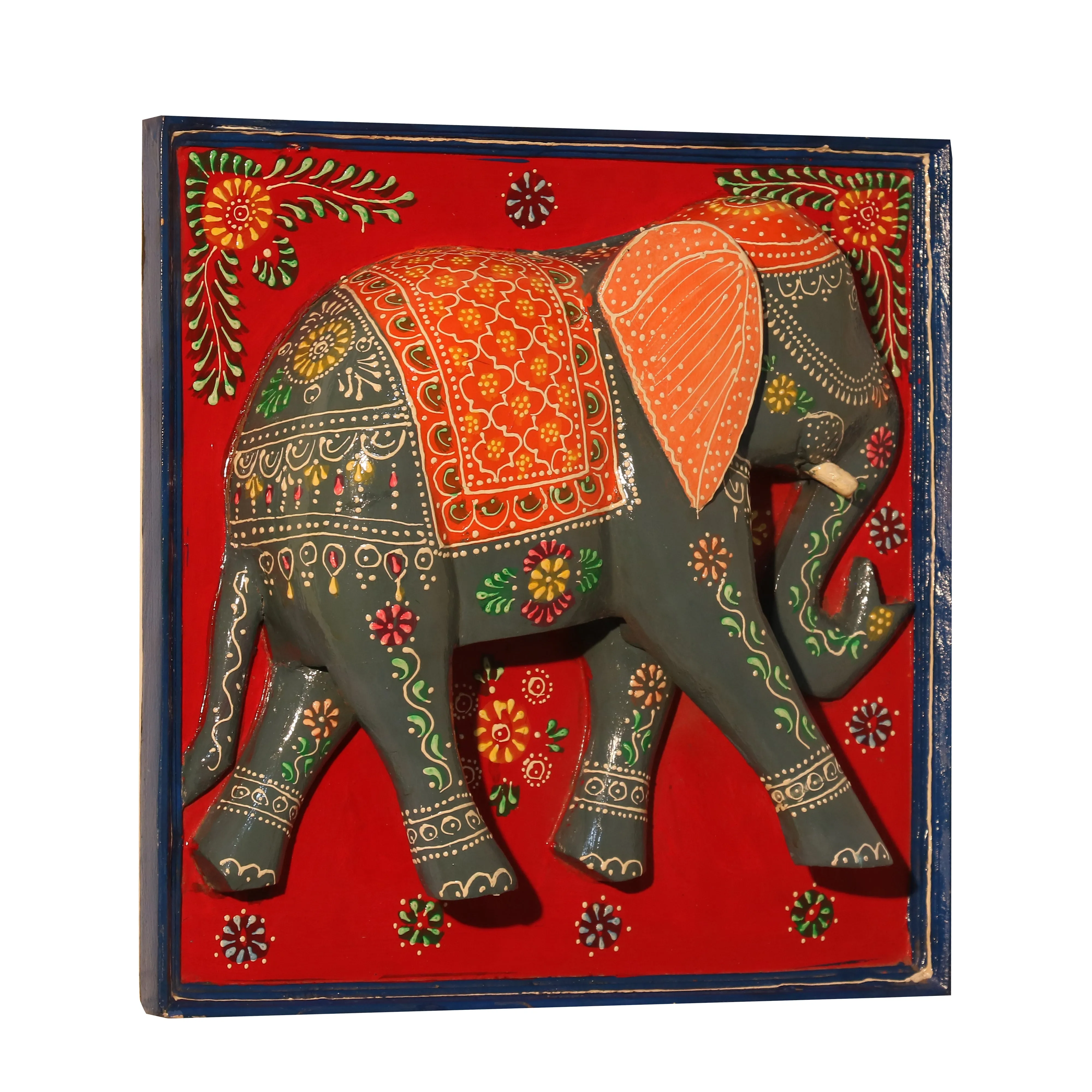 Elegant Wooden Elephant Frame