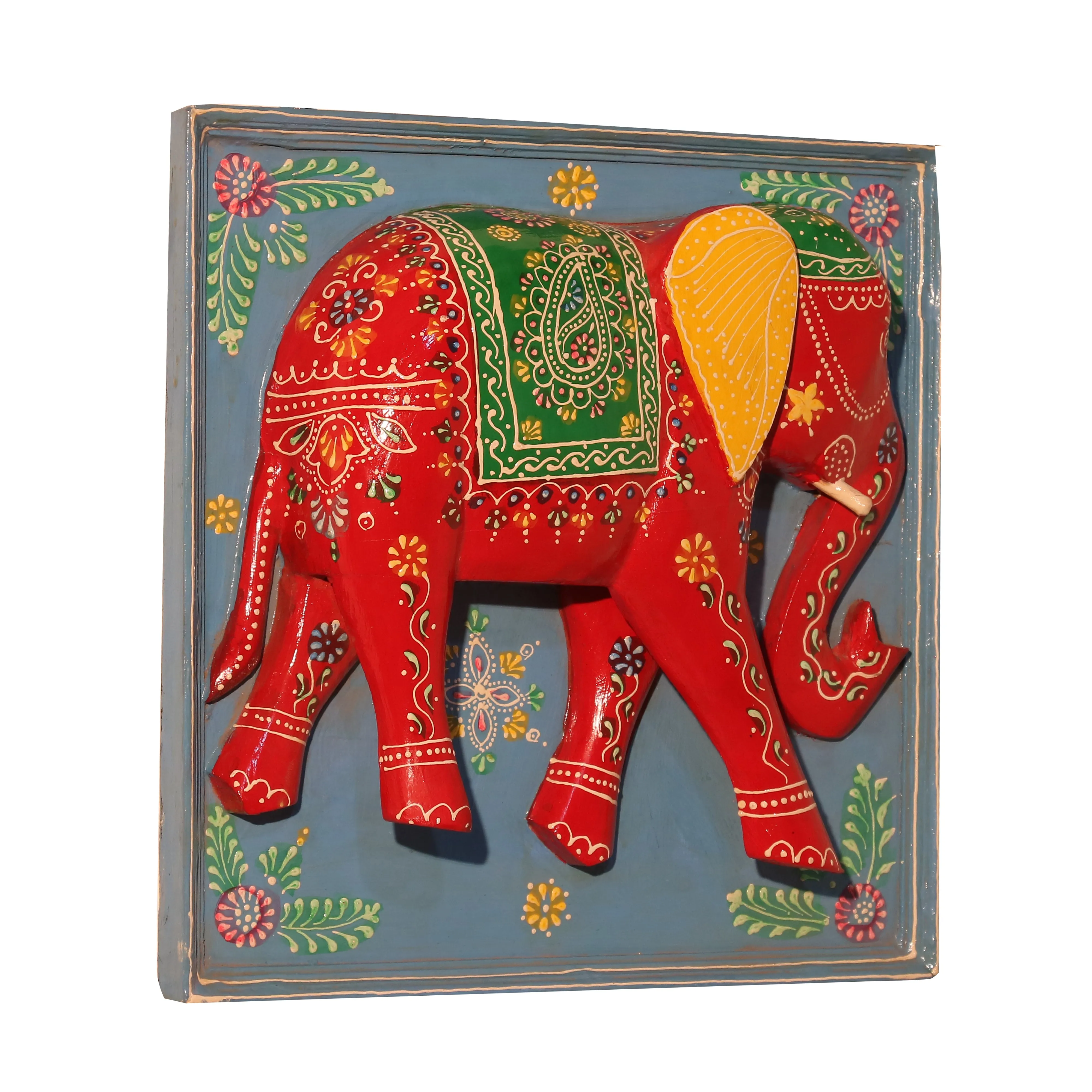 Elegant Wooden Elephant Frame