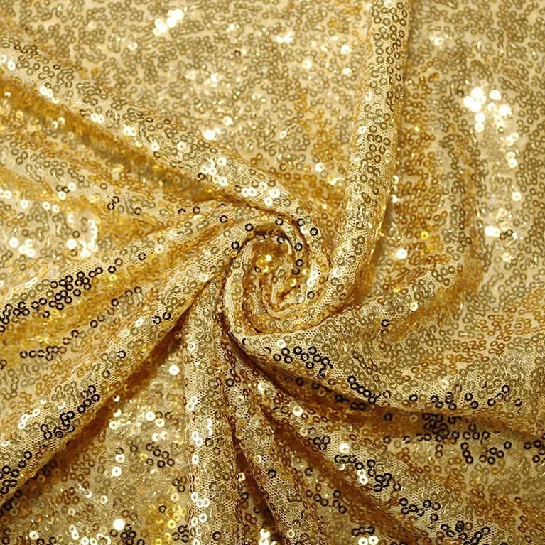 Embroidered Sequins - Yellow Gold