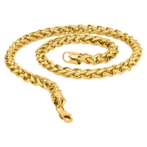 Fashion Frill Exclusive Gold Plated Stylish Golden Chain Necklace For Men Boys Mens Jewelry