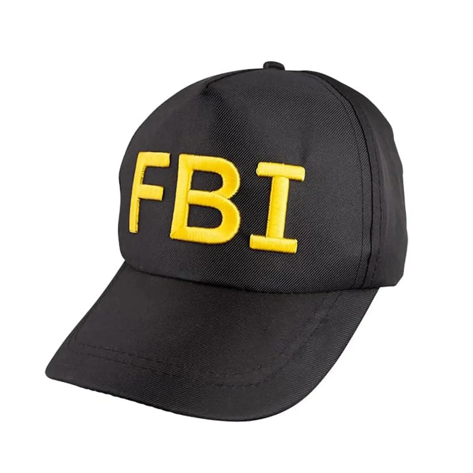 F.B.I Cap Black Security Service Law Enforcer Fancy Dress