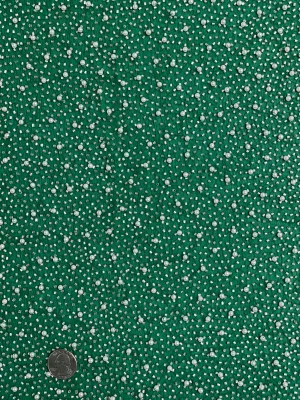 Green Sequin & Beads On Silk Chiffon JEC-011-13 Fabric