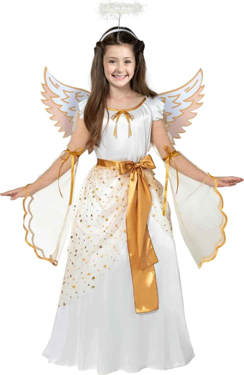 Halloween Angel Costume for Girls, Angel Dress for Kids