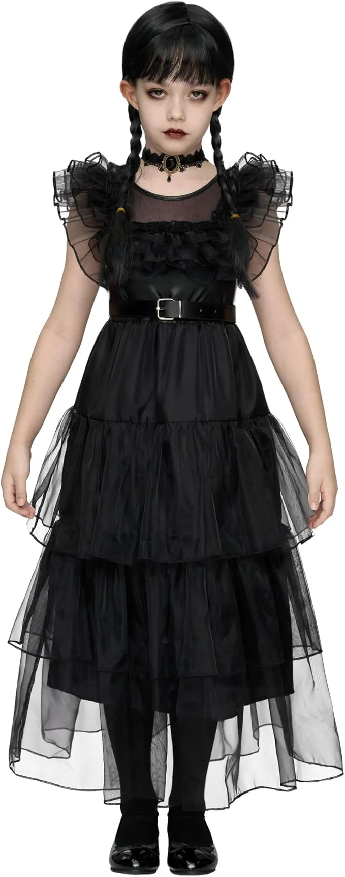 Halloween Dark Vintage Prom Dress for Girls