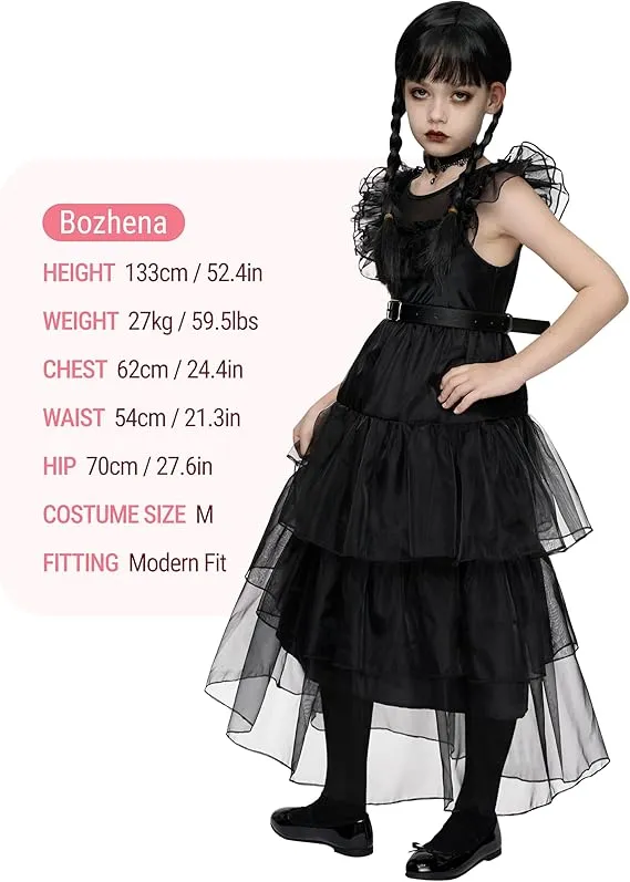 Halloween Dark Vintage Prom Dress for Girls