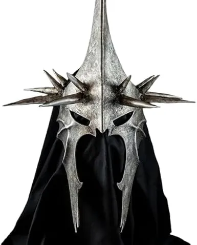 Handmade Nazgul Witch King Helmet - Perfect for Halloween Costumes and Cosplay Lord of the Rings Inspired Witch Helmet for Fantasy Lovers