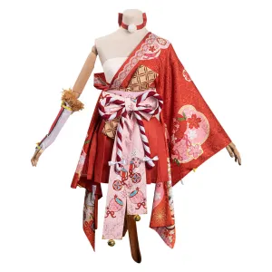 Hyakkiyakou‘s Nekomata Power Cosplay Costume Outfits Original Design Halloween Carnival Suit