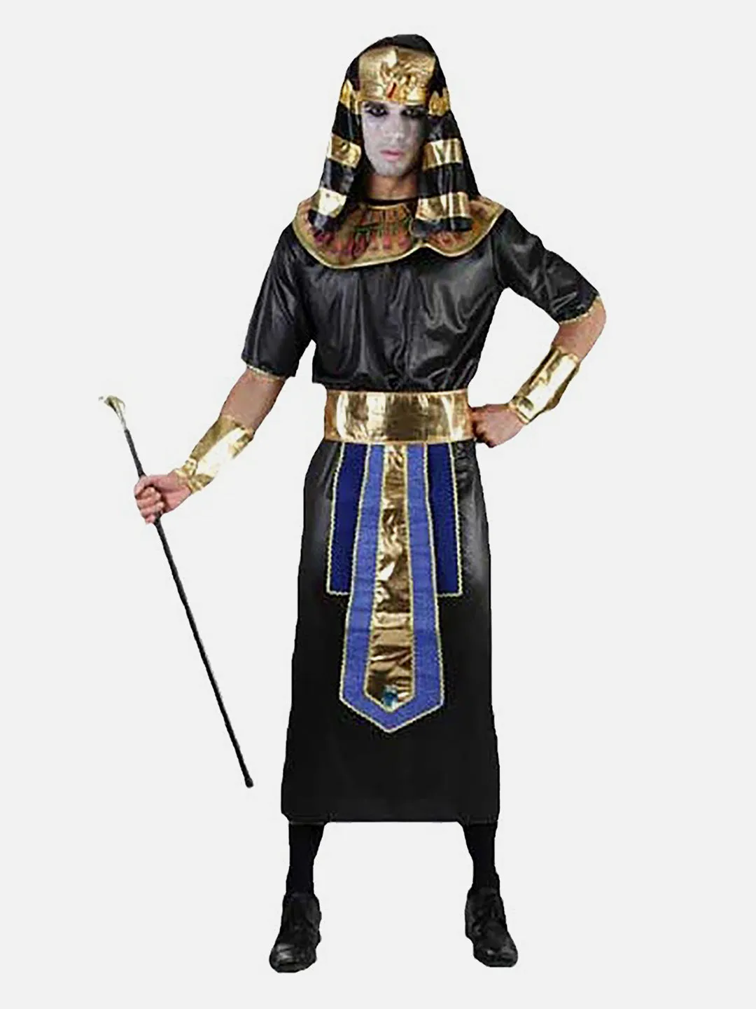 Little Surprise Box Black Egyptian King Adults Halloween Costume Dress Up one size