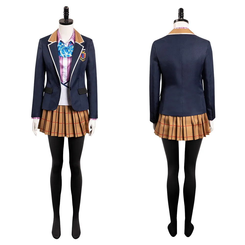 Masamune-kun no Revenge Aki Adagaki Cosplay Costume Outfits Halloween Carnival Suit