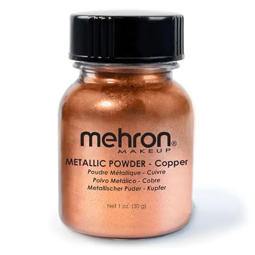 Mehron Metallic Powder Copper 1.0 oz