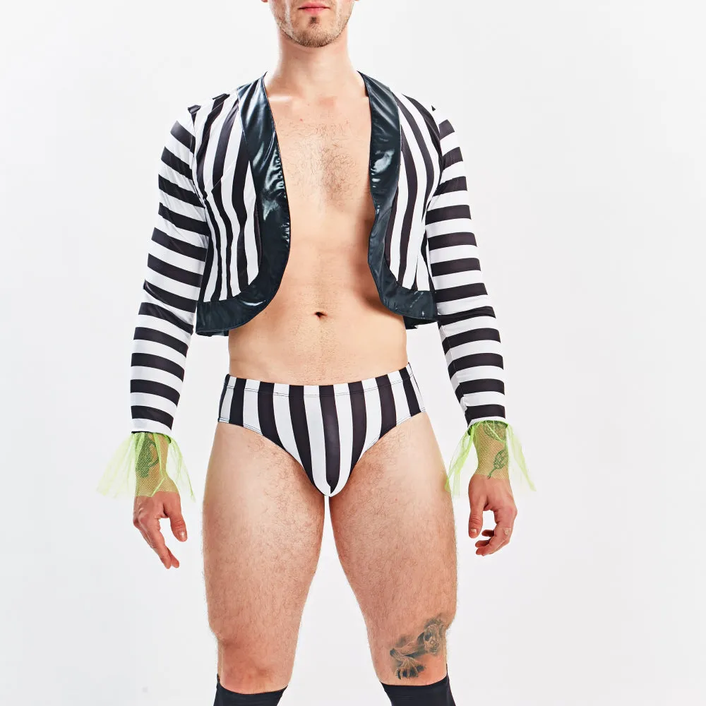 Miami Jock Beetlejuice Men's Sexy Halloween Costume and Suite MJT009