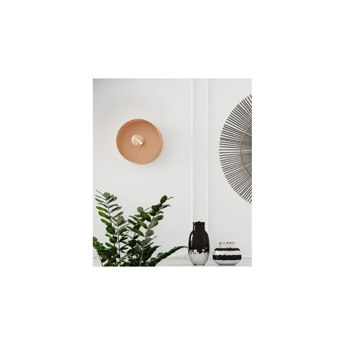 Mokhtar  Round Wall Sconce