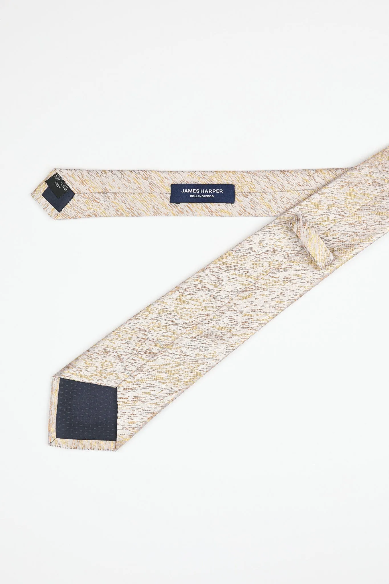 Mustard Silk Texture Tie