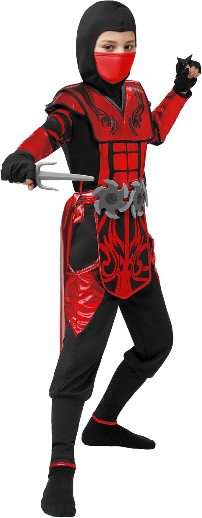 Ninja Costume for Boys, Red