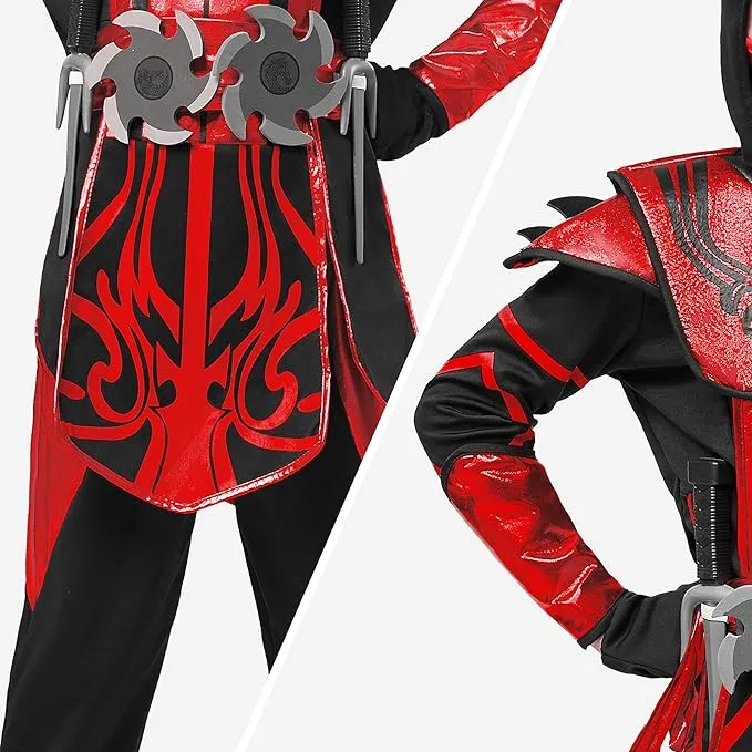 Ninja Costume for Boys, Red