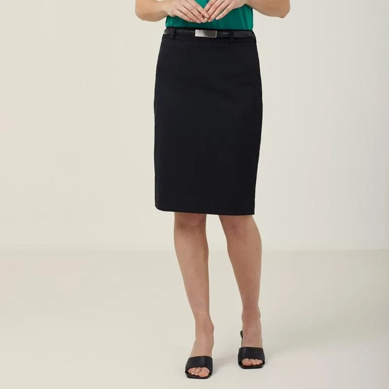 NNT Uniforms P/V Stretch Twill Mid Length Pencil Skirt (CAT29W)