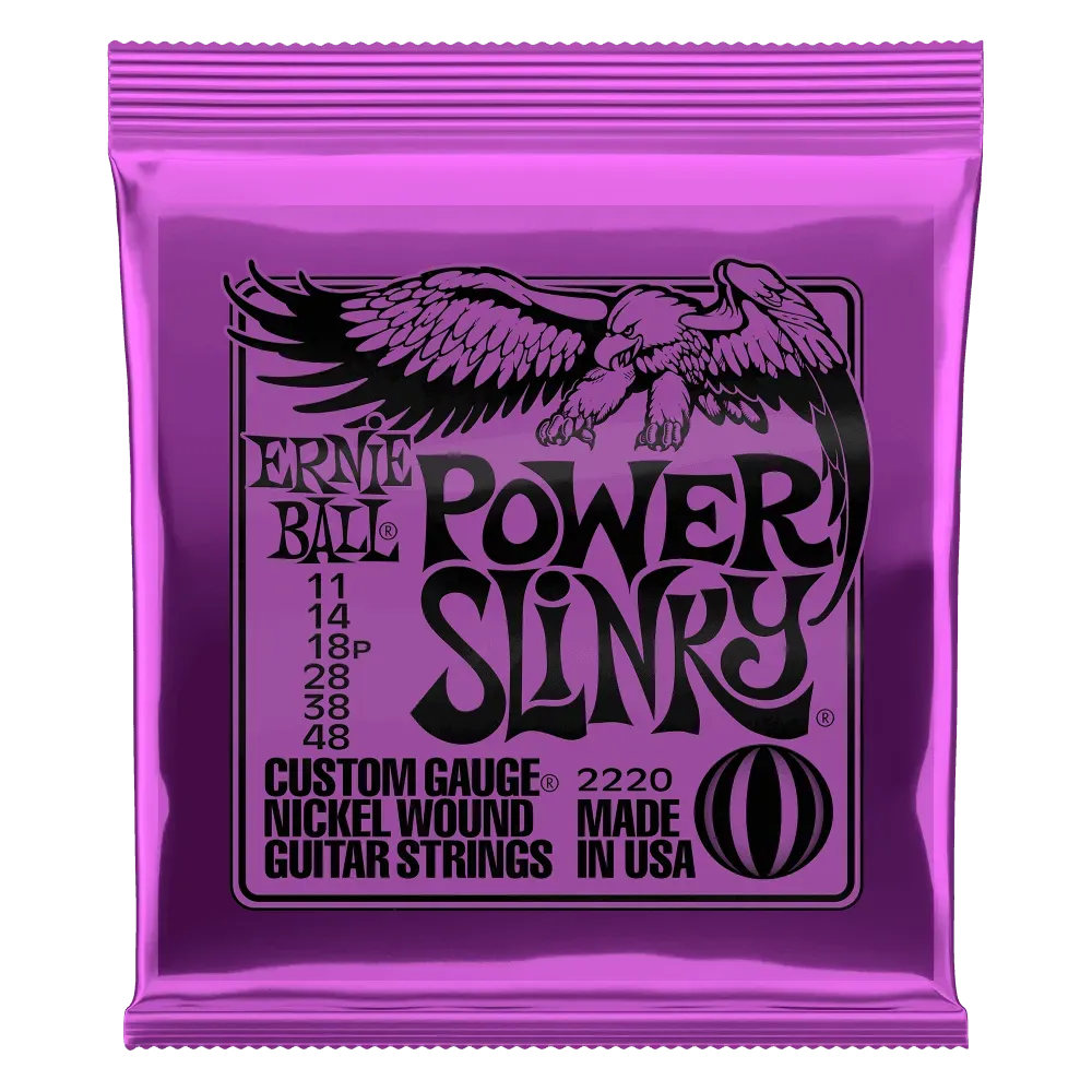 Power Slinky 11-48 Electric Guitar Strings Set Nickel Wound 2220