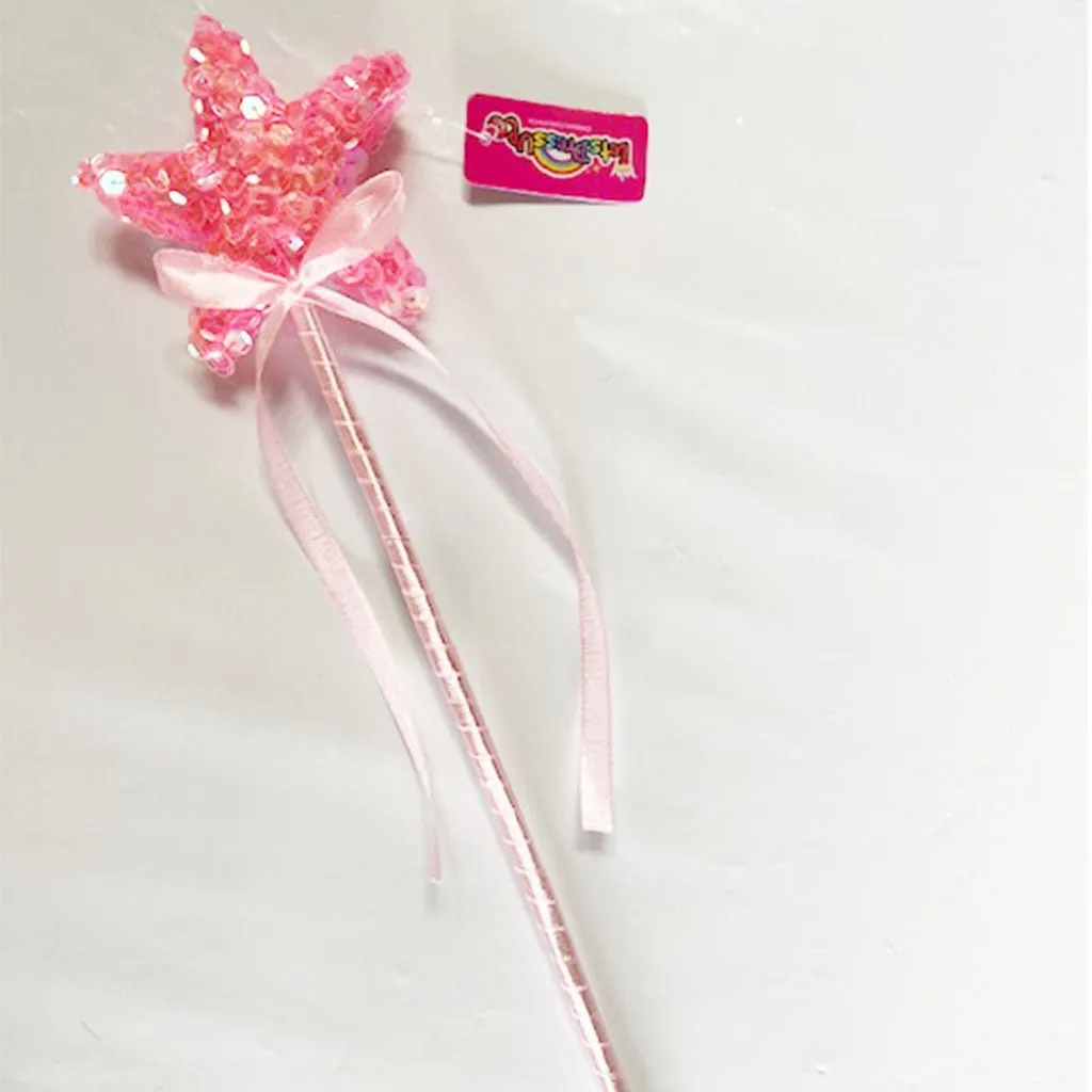 Puffy Fairy Star Wand x 6