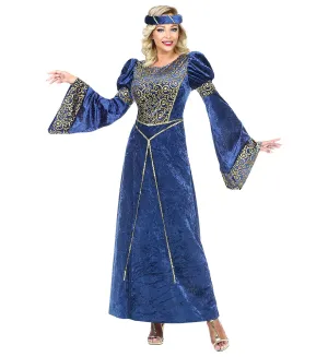 Renaissance Lady Costume Blue