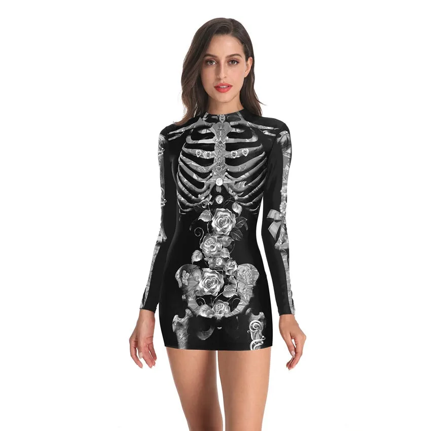 Scary Horror Cosplay Costumes Mini Dress - Culture Heaven Special