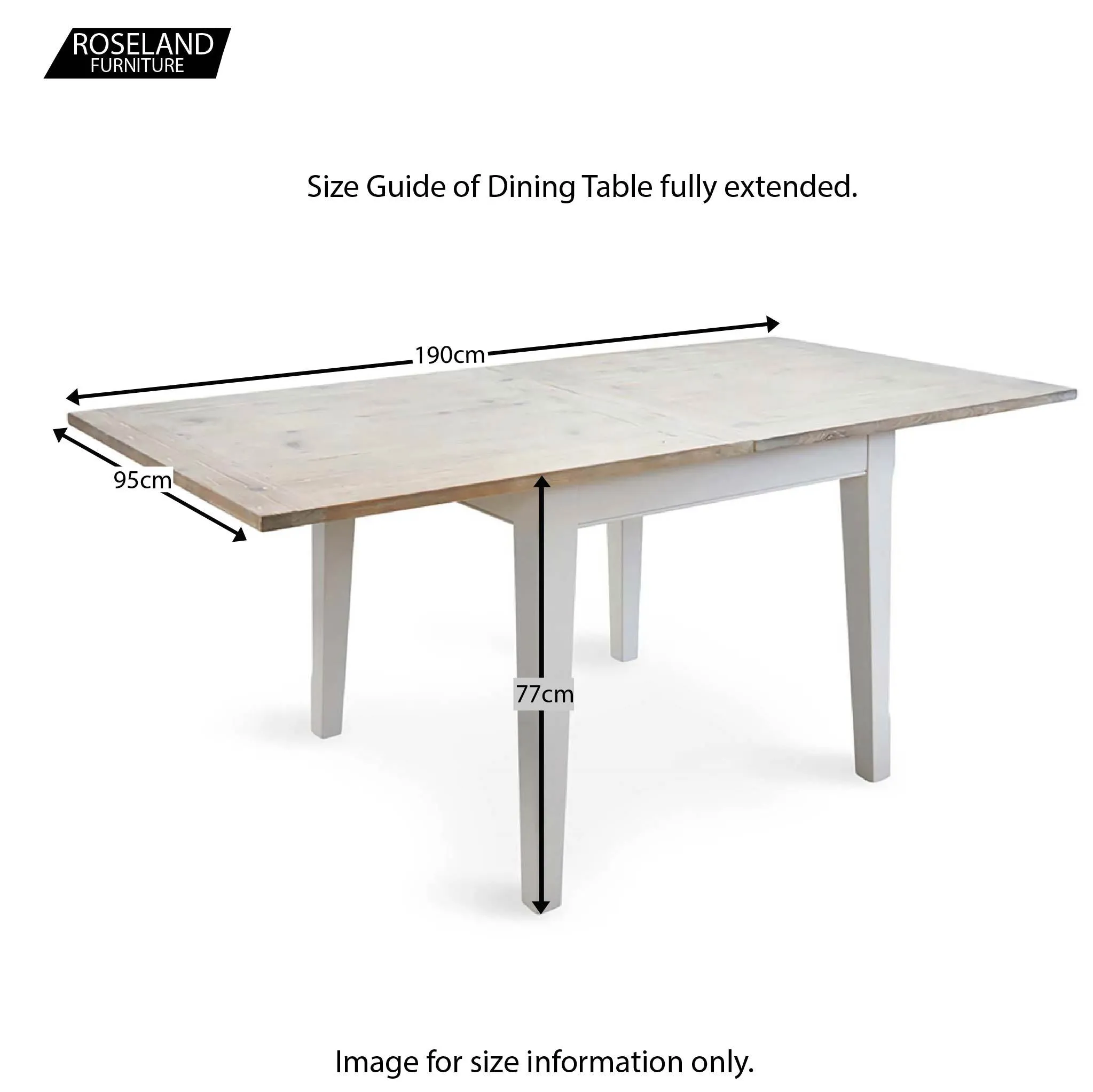 Signature Grey 95-190cm Square Extending Dining Table