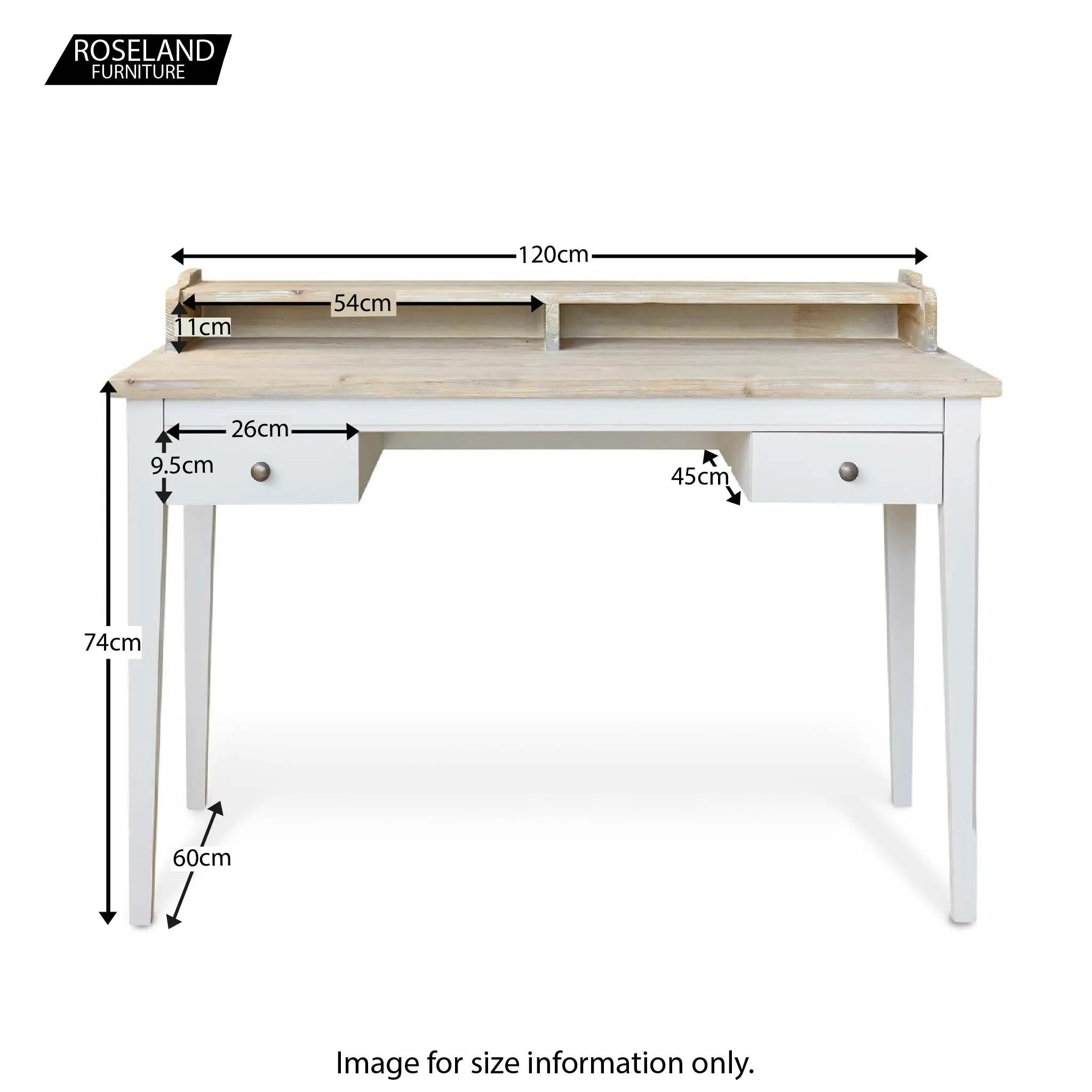 Signature Grey Desk - Dressing Table