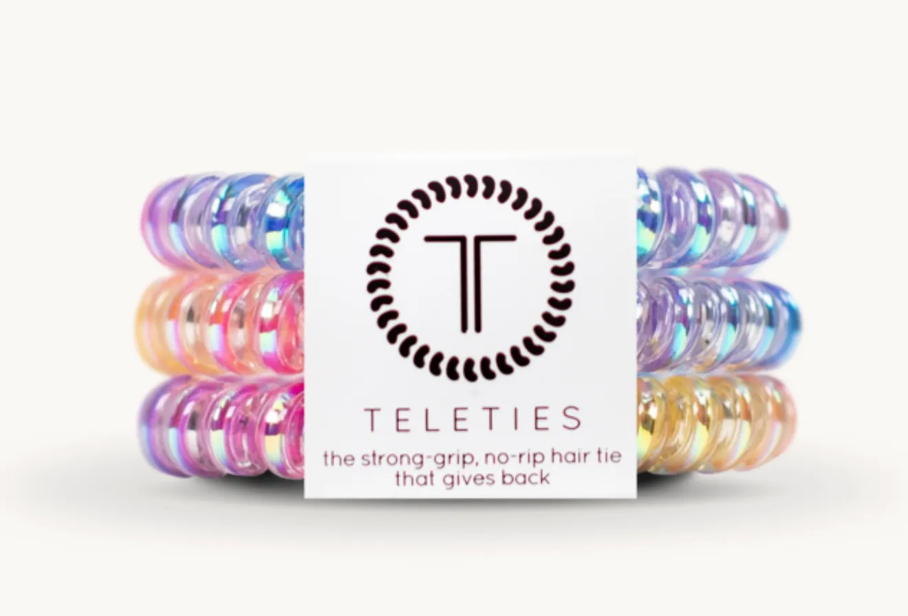 Small Teleties - 3 Pack *Various Styles & Colors*