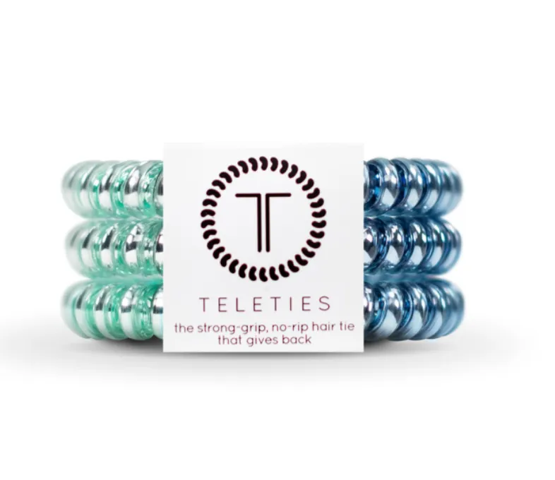 Small Teleties - 3 Pack *Various Styles & Colors*